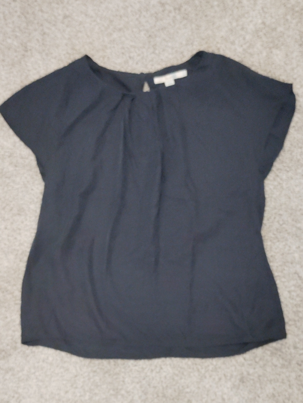 Boden Black Short Sleeve Blouse